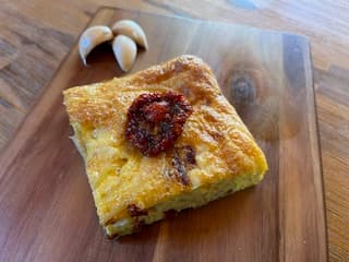 Sundried Tomato and Garlic Frittata